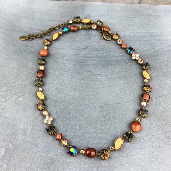 Vintage Sorrelli Crystal Necklace Boho - Picture 6 of 6